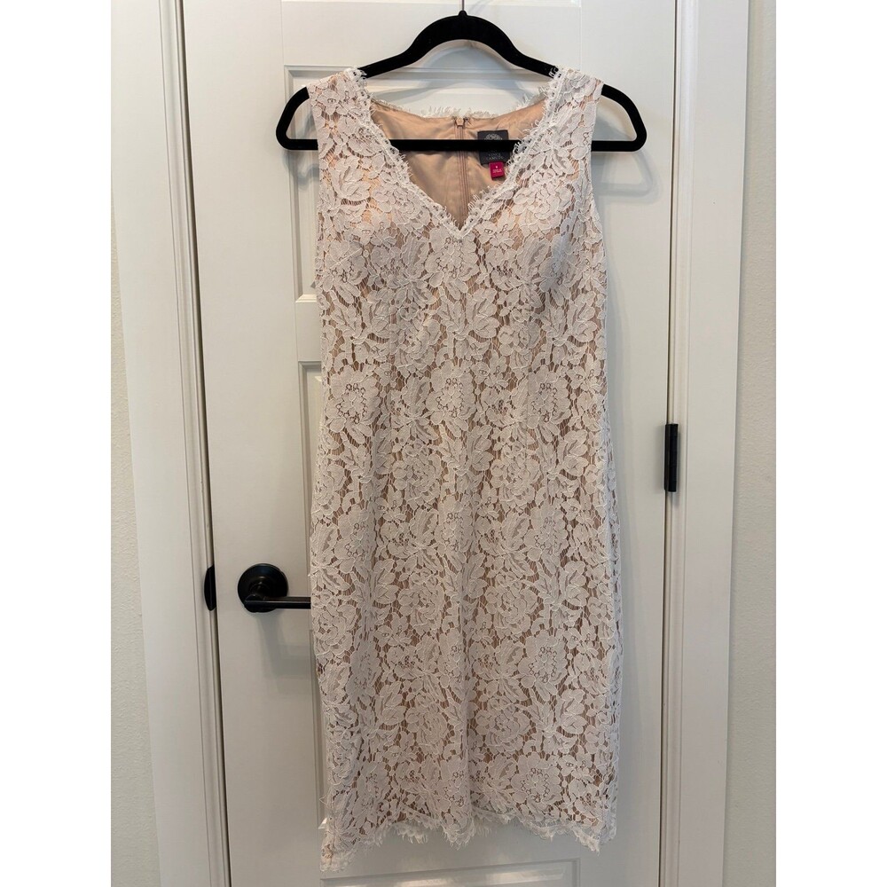 Vince Camuto White Lace Dress